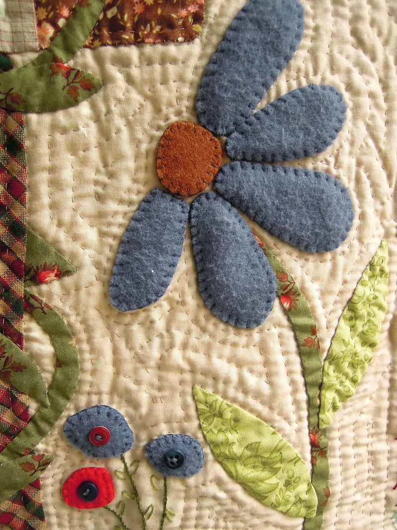 Fabric Scrap Patchwork Quilt